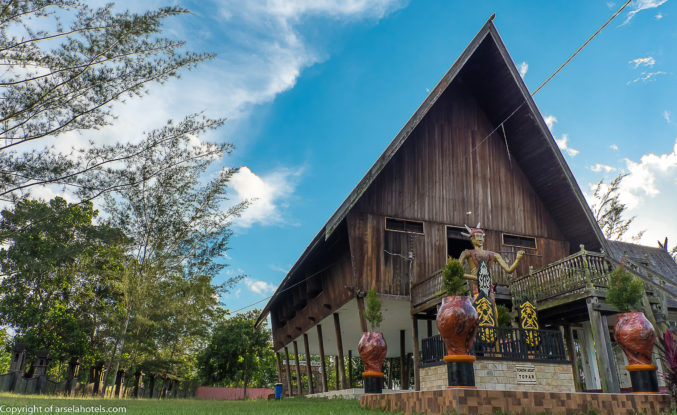 traditional dayak's house